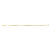 14K Gold Heart Link Bracelet